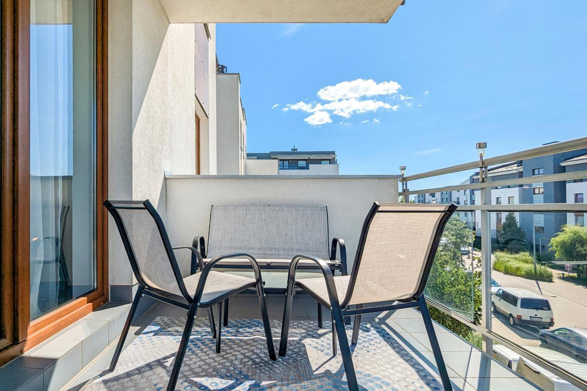 Jasny & Przestronny Apartament Z Balkonem I Parkingiem By Rent Like Home Gdynia Luaran gambar