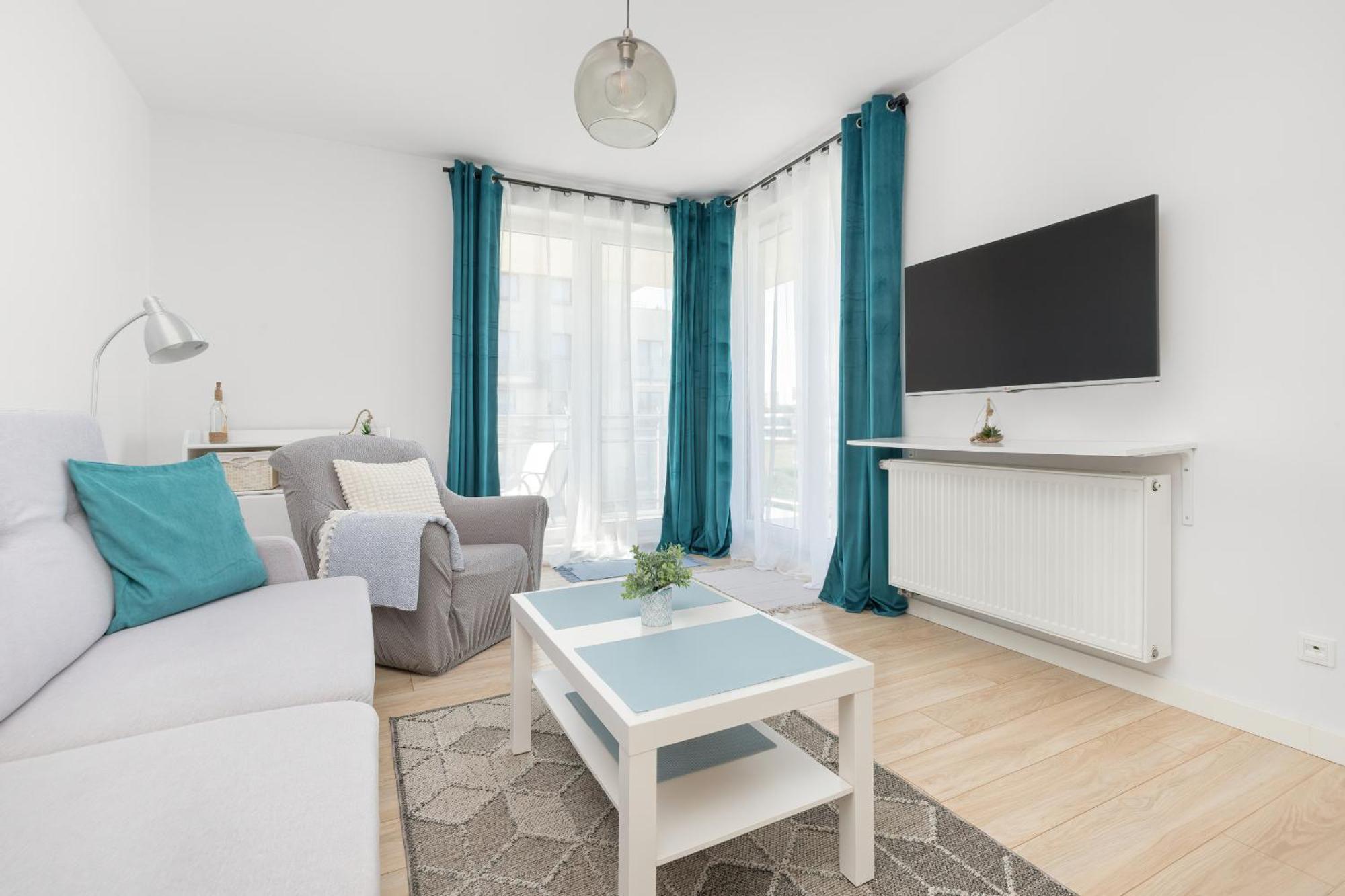 Jasny & Przestronny Apartament Z Balkonem I Parkingiem By Rent Like Home Gdynia Luaran gambar